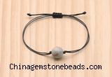 CGB9929 Fashion 12mm serpentine jasper adjustable bracelet jewelry