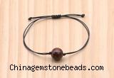 CGB9945 Fashion 12mm mahogany obsidian adjustable bracelet jewelry