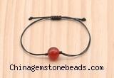 CGB9964 Fashion 12mm red agate adjustable bracelet jewelry