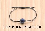 CGB9978 Fashion 12mm sodalite gemstone adjustable bracelet jewelry