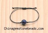 CGB9978 Fashion 12mm sodalite gemstone adjustable bracelet jewelry