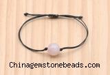 CGB9991 Fashion 12mm rose quartz adjustable bracelet jewelry