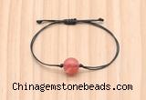 CGB9993 Fashion 12mm cherry quartz adjustable bracelet jewelry