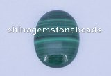 CGC11 2PCS 16*22mm oval natural malachite gemstone cabochons