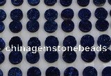 CGC124 16mm flat round druzy quartz cabochons wholesale