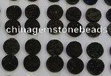 CGC125 16mm flat round druzy quartz cabochons wholesale