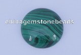 CGC16 20pcs 5mm flat round natural malachite gemstone cabochons