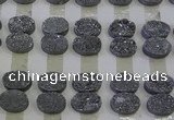 CGC184 13*18mm oval druzy quartz cabochons wholesale