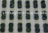 CGC218 10*10mm square druzy quartz cabochons wholesale