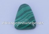 CGC40 20*25mm trapezoid natural malachite gemstone cabochons