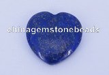 CGC49 25*25mm heart natural lapis lazuli gemstone cabochons