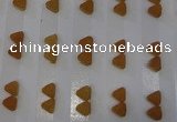 CGC61 8*8mm triangle druzy quartz cabochons wholesale