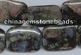 CGE03 15.5 inches 18*25mm rectangle glaucophane gemstone beads