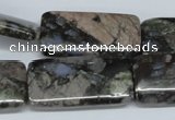 CGE04 15.5 inches 15*30mm rectangle glaucophane gemstone beads