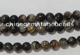 CGE101 15.5 inches 6mm round glaucophane gemstone beads