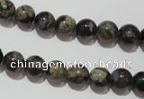 CGE102 15.5 inches 8mm round glaucophane gemstone beads