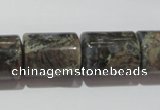 CGE120 15.5 inches 15*20mm tube glaucophane gemstone beads