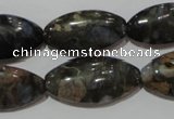 CGE148 15.5 inches 15*30mm marquise glaucophane gemstone beads