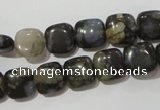 CGE151 15.5 inches 10*10mm square glaucophane gemstone beads