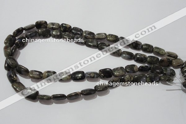 CGE158 15.5 inches 10*14mm rectangle glaucophane gemstone beads