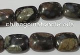 CGE159 15.5 inches 12*16mm rectangle glaucophane gemstone beads