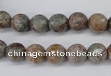 CGG12 15.5 inches 8mm faceted round ghost gemstone beads wholesale