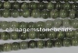 CGH02 15.5 inches 6mm round green hair stone beads wholesale