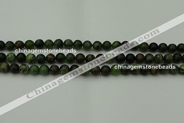 CGJ402 15.5 inches 8mm round green jade beads wholesale