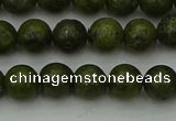 CGJ451 15.5 inches 6mm round green jasper beads wholesale