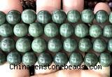 CGJ533 15 inches 10mm round green jasper beads wholesale