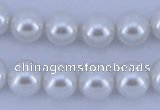 CGL02 10PCS 16 inches 6mm round dyed glass pearl beads wholesale