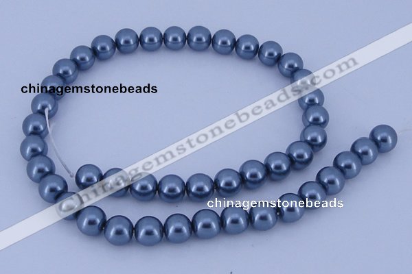 CGL241 2PCS 16 inches 25mm round dyed plastic pearl beads wholesale