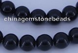 CGL282 10PCS 16 inches 4mm round dyed glass pearl beads wholesale