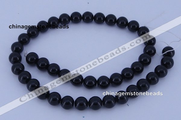 CGL282 10PCS 16 inches 4mm round dyed glass pearl beads wholesale