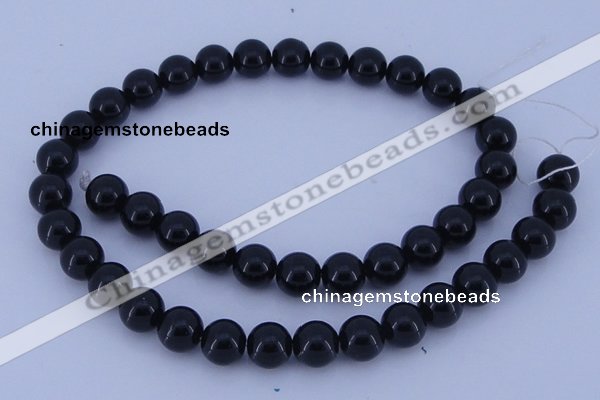 CGL283 10PCS 16 inches 6mm round dyed glass pearl beads wholesale