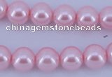 CGL310 5PCS 16 inches 20mm round dyed plastic pearl beads wholesale