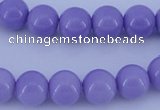 CGL805 5PCS 16 inches 14mm round heated glass pearl beads wholesale