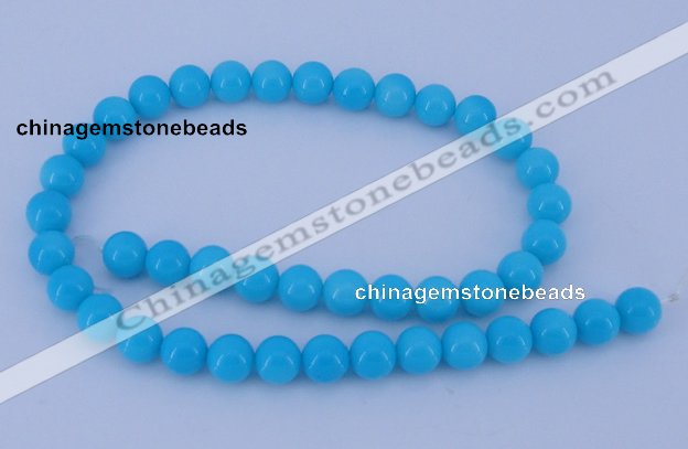 CGL824 10PCS 16 inches 4mm round heated glass pearl beads wholesale