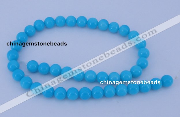 CGL825 10PCS 16 inches 6mm round heated glass pearl beads wholesale