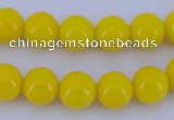 CGL860 10PCS 16 inches 4mm round heated glass pearl beads wholesale