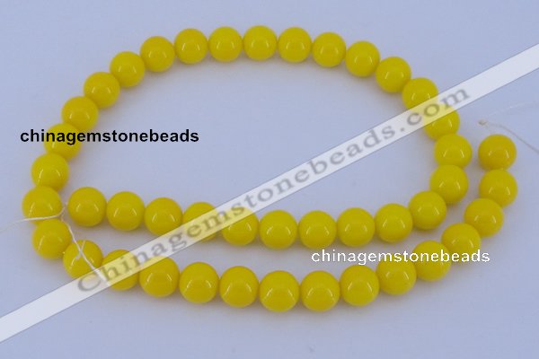 CGL860 10PCS 16 inches 4mm round heated glass pearl beads wholesale