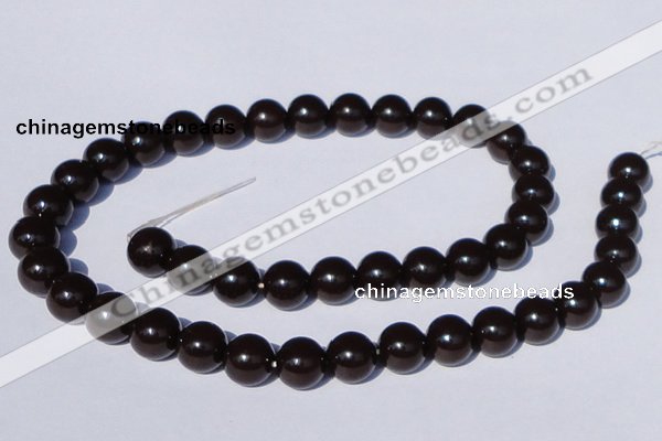 CGL896 10PCS 16 inches 4mm round heated glass pearl beads wholesale