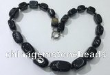 CGN110 20 inches 10*15mm - 20*30mm nuggets agate gemstone necklaces