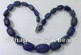 CGN131 22 inches 10*14mm - 20*30mm nuggets lapis lazuli necklaces