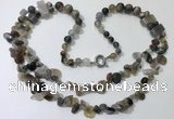 CGN540 27 inches fashion agate gemstone beaded necklaces