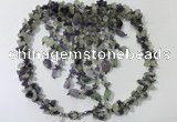 CGN828 20 inches stylish amethyst & prehnite statement necklaces