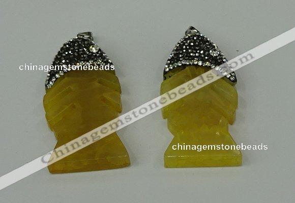 CGP131 25*48mm fishbone agate gemstone pendants wholesale