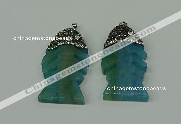 CGP134 25*48mm fishbone agate gemstone pendants wholesale