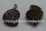 CGP1560 30*36mm - 35*45mm ammonite pendants wholesale