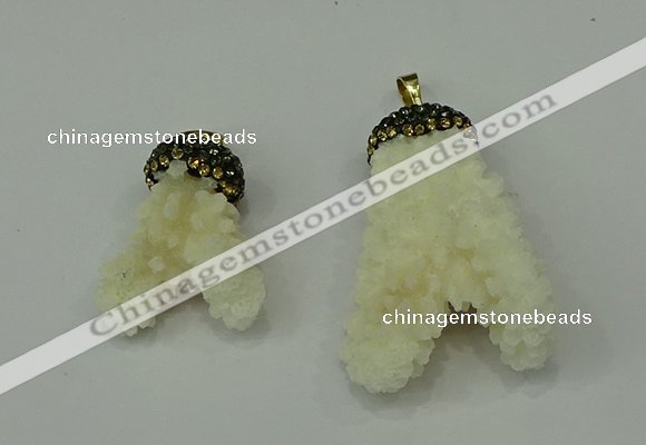 CGP209 25*30mm - 30*50mm freeform coral pendants wholesale